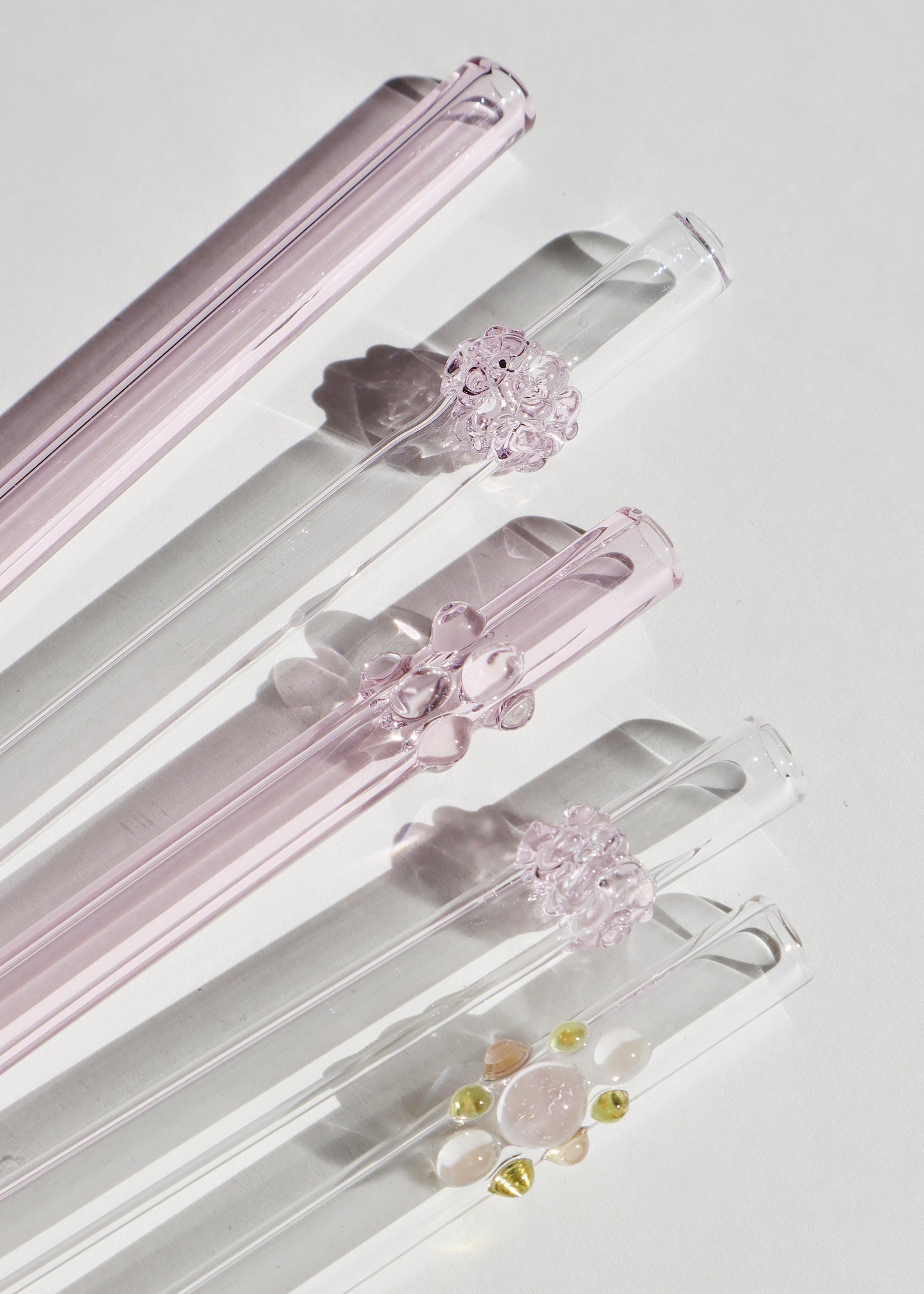 Perfectly Imperfect 40% OFF - Glass Straws - Pink & Clear Mixed Set