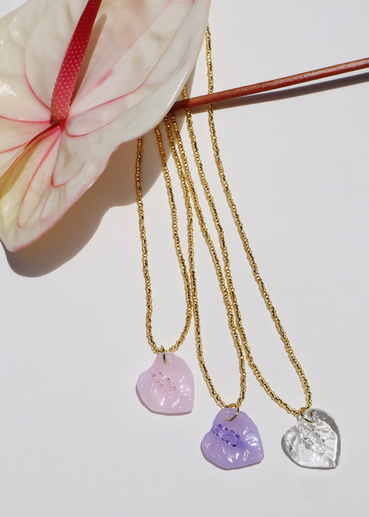 Anthurium Seed Bead Necklace