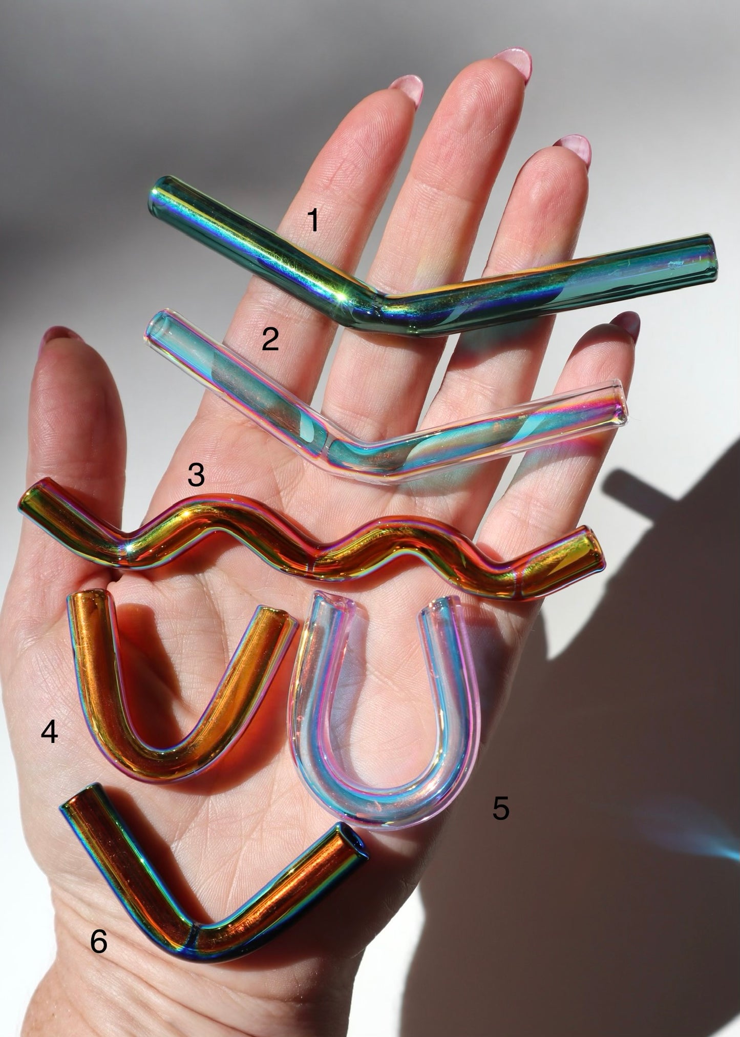 FROM THE ARCHIVES - Glass Aura Tubes for Necklaces