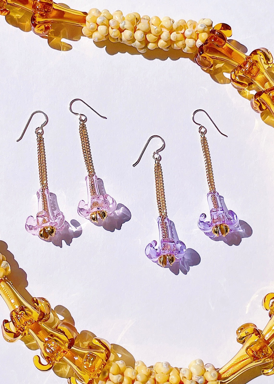 Pua Flower Drop Earrings