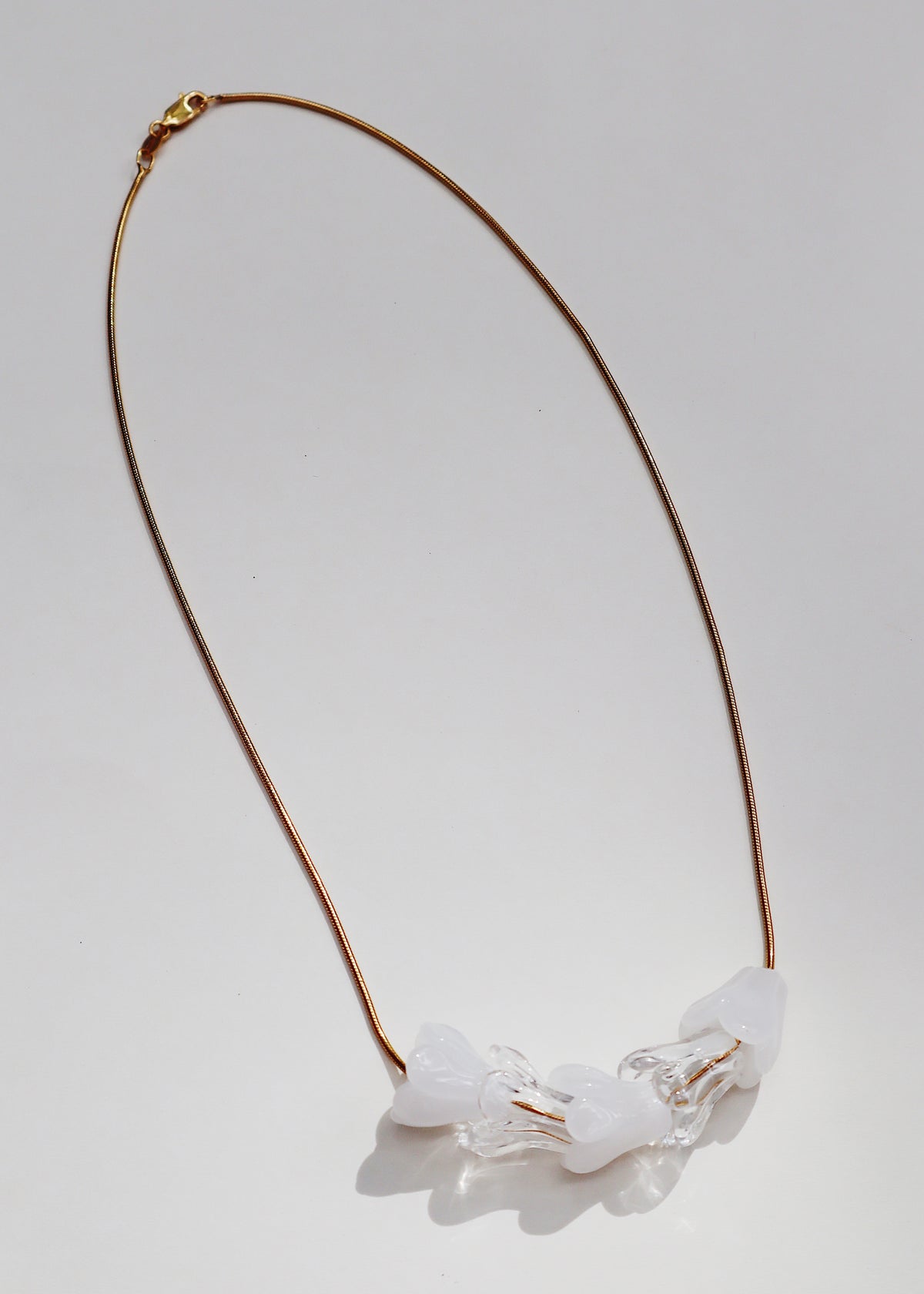 Pikake Lei Gold-Filled Snake Chain Necklace