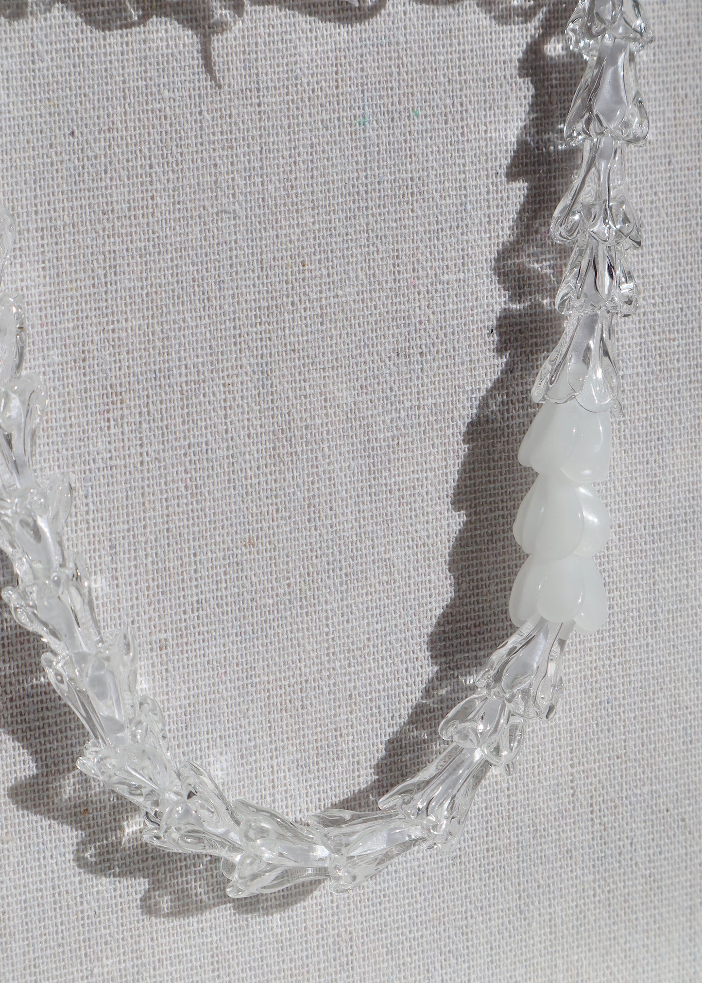 Perfectly Imperfect 40% OFF - Pikake Glass Lei in 9" x 9" Shadowbox