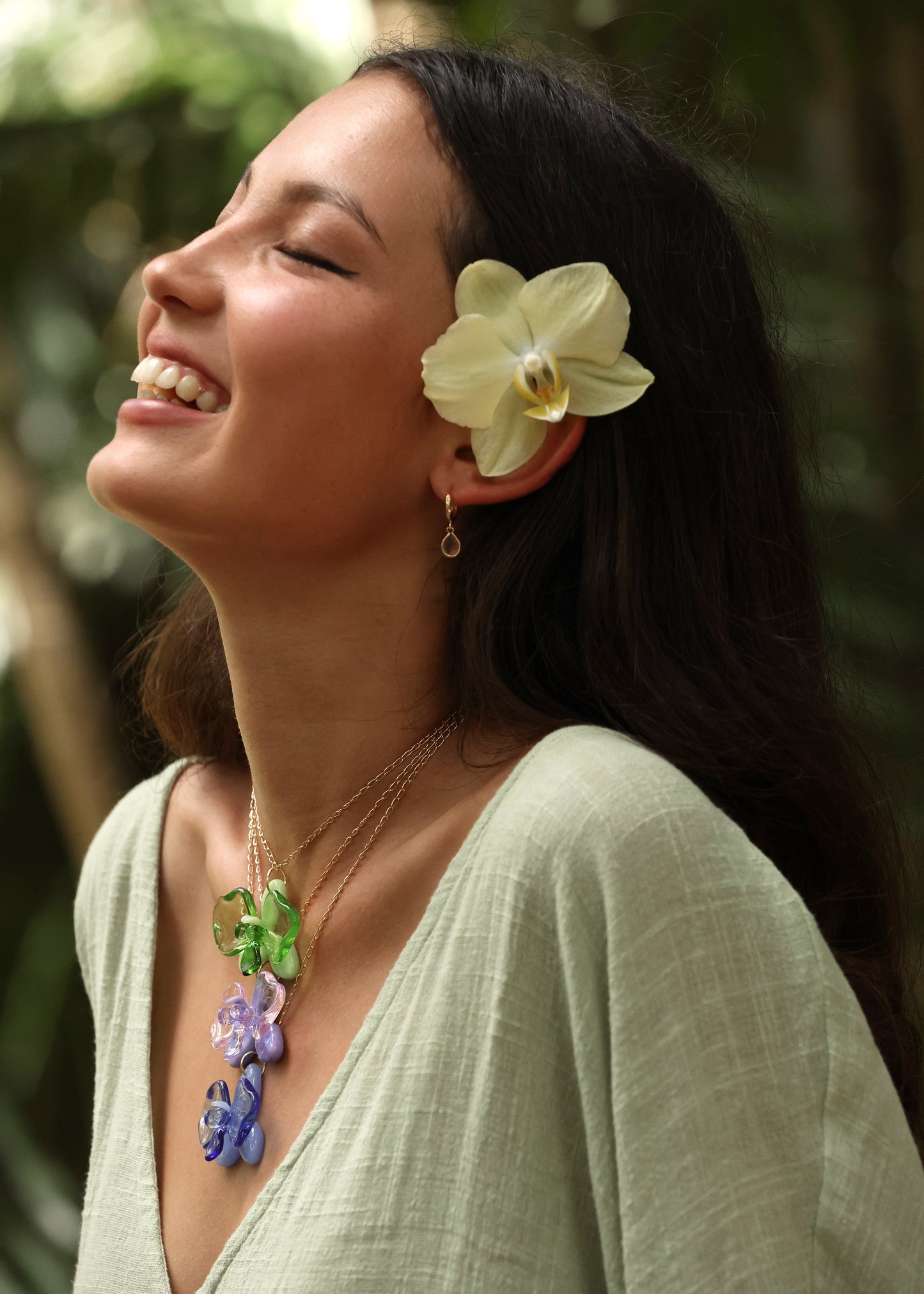 Orchid Necklace