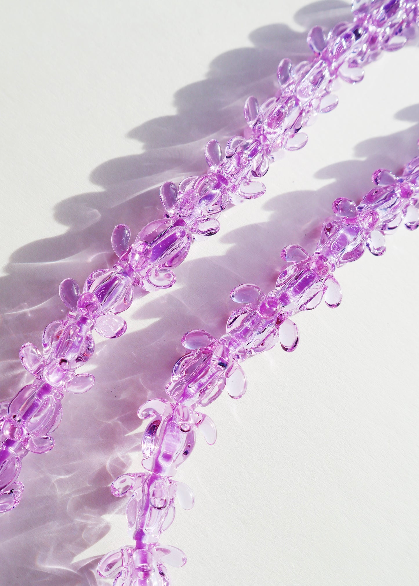 Perfectly Imperfect 40% OFF - Full Glass Crown Flower Lei with 56 Pua