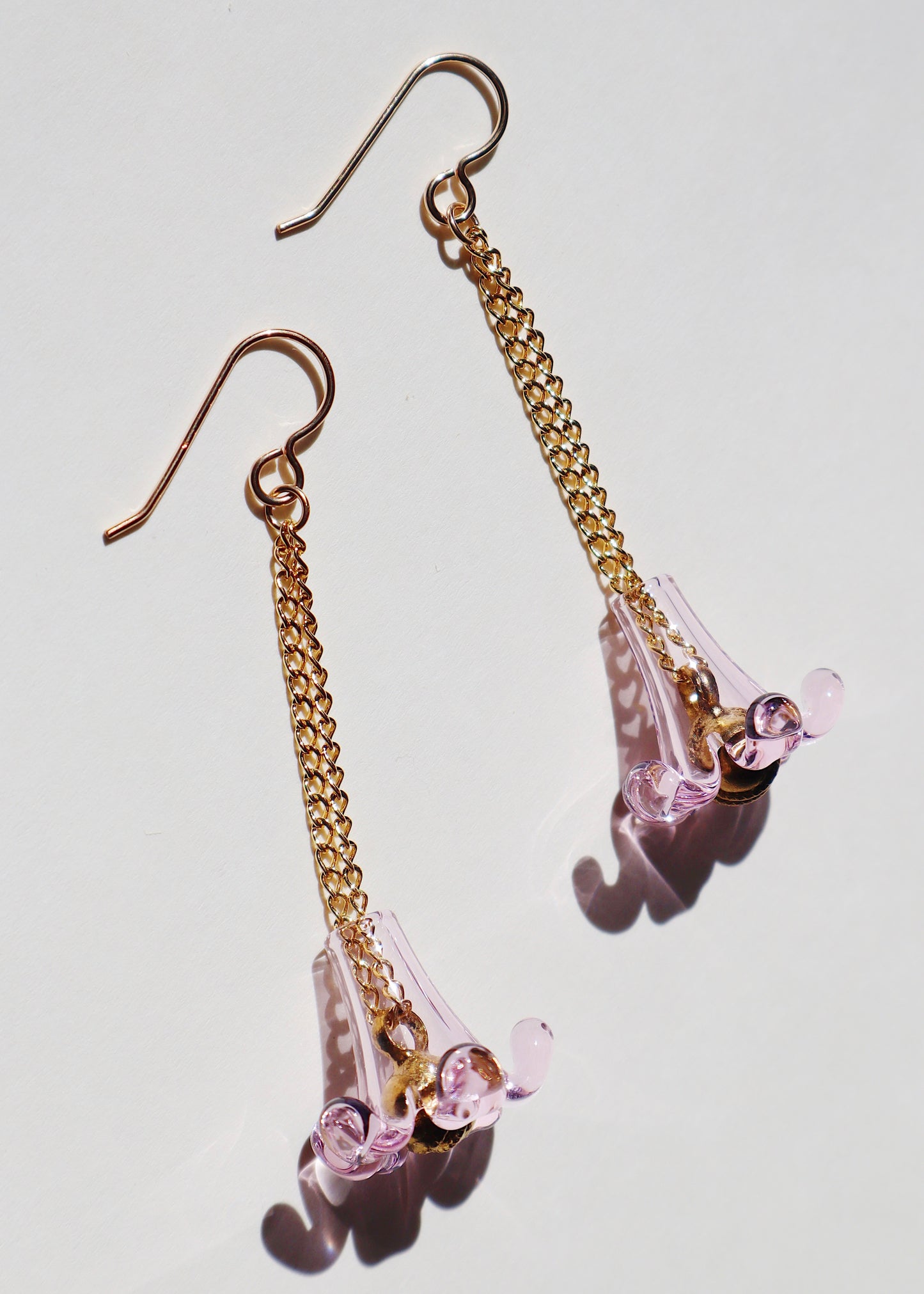 Perfectly Imperfect 40% OFF - Pua Flower Drop Earrings in Pink