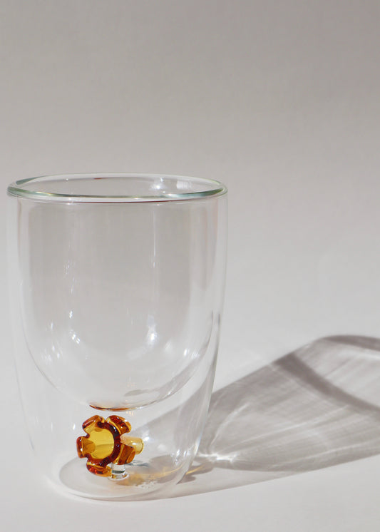 Puakenikeni Glass Tumbler Cup