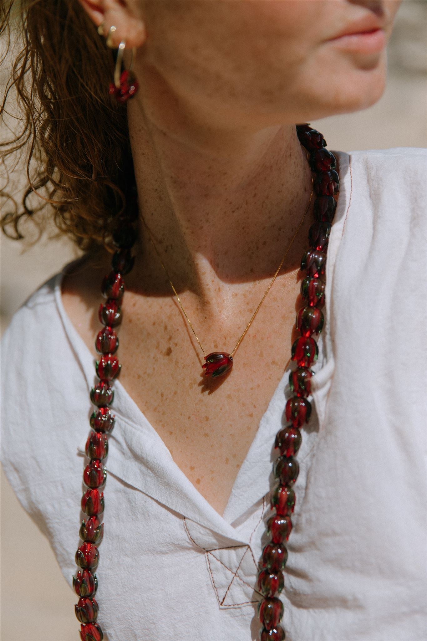 Lokelani Rose Gold Filled Box Chain Necklace, Adjustable