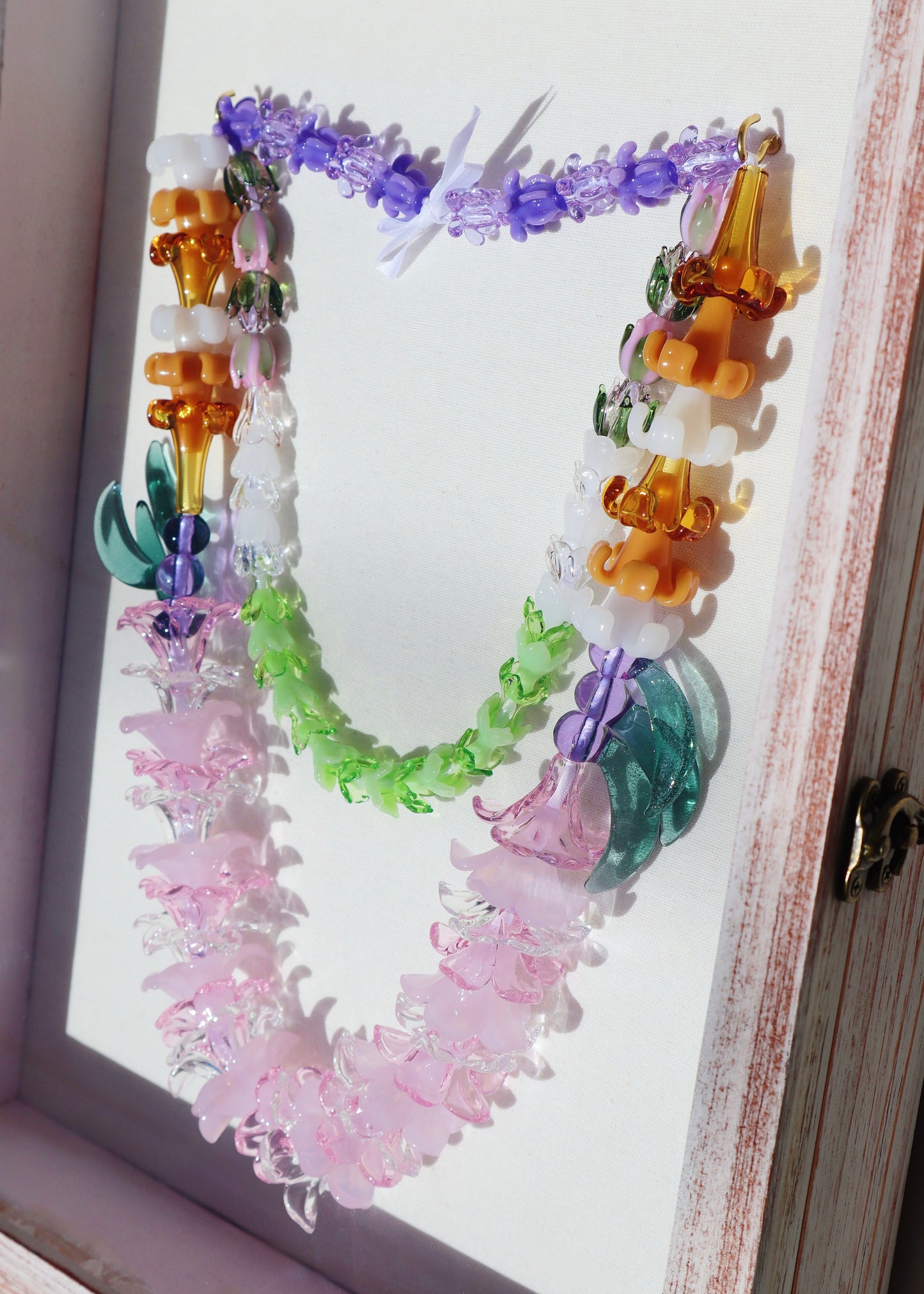 “All the Pua” Forever Lei 13” x 16" Shadowbox
