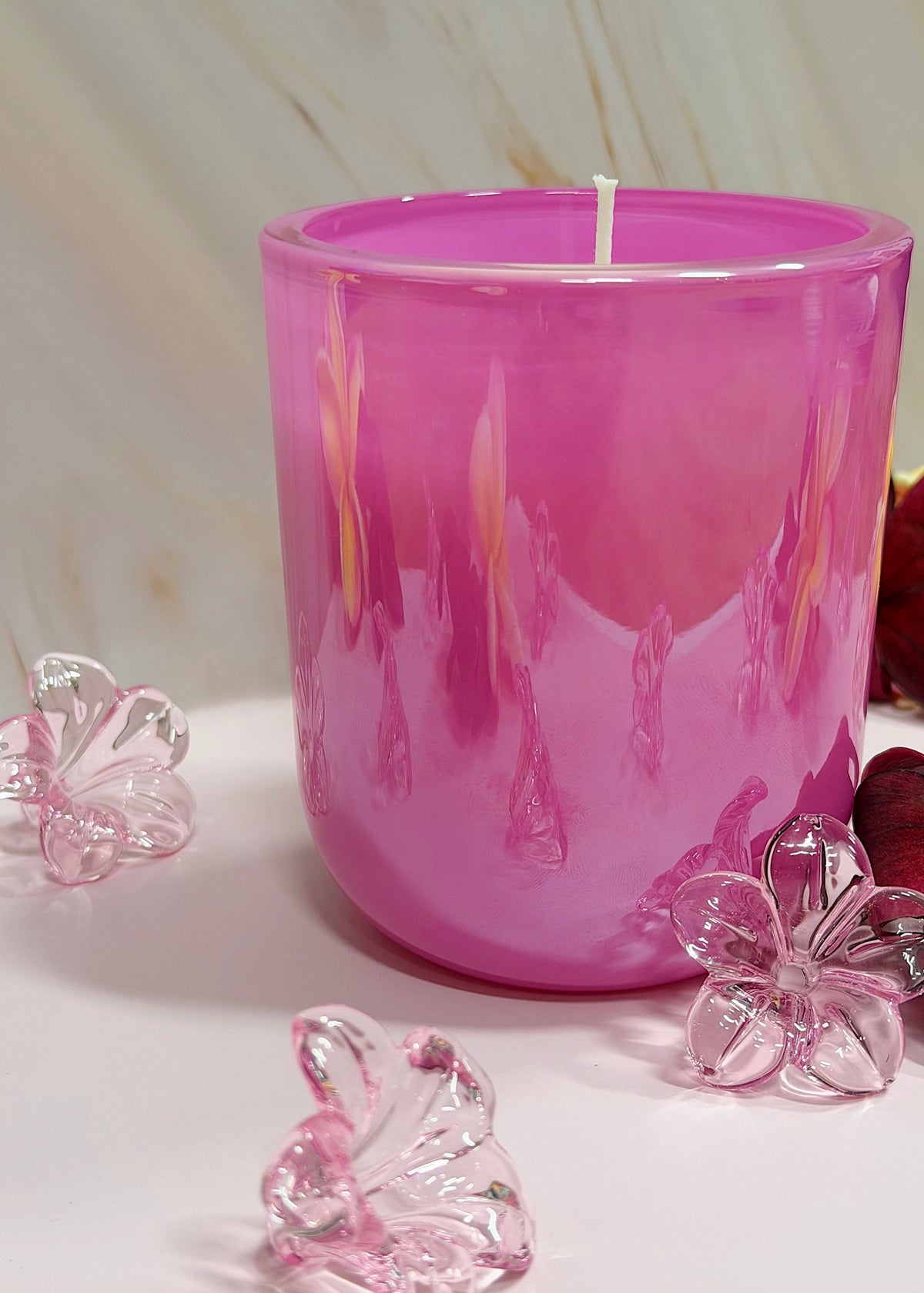 Jules & Gem X Arlie Glass - 7oz Candle Plumeria