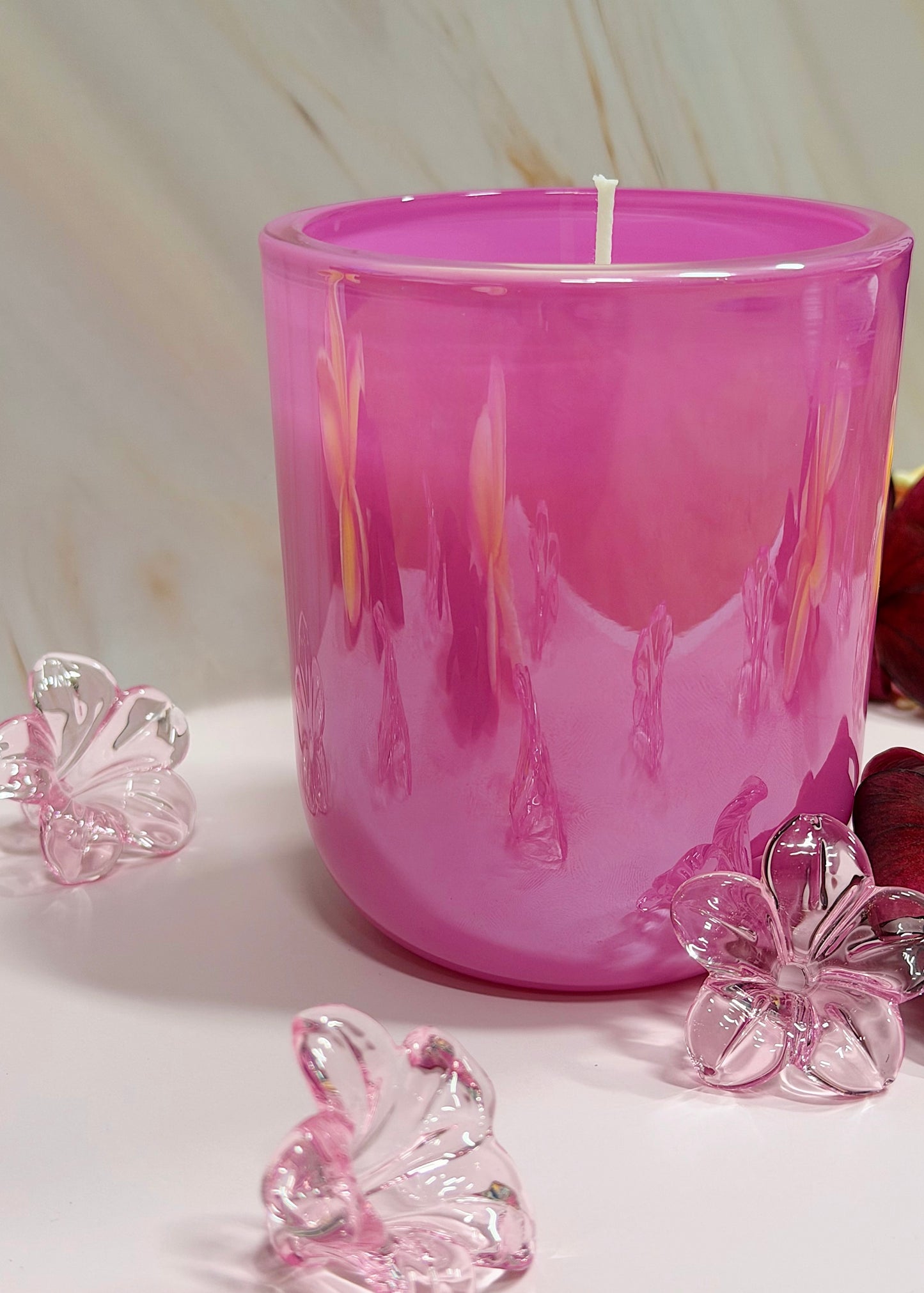 Jules & Gem X Arlie Glass - 7oz Candle Plumeria