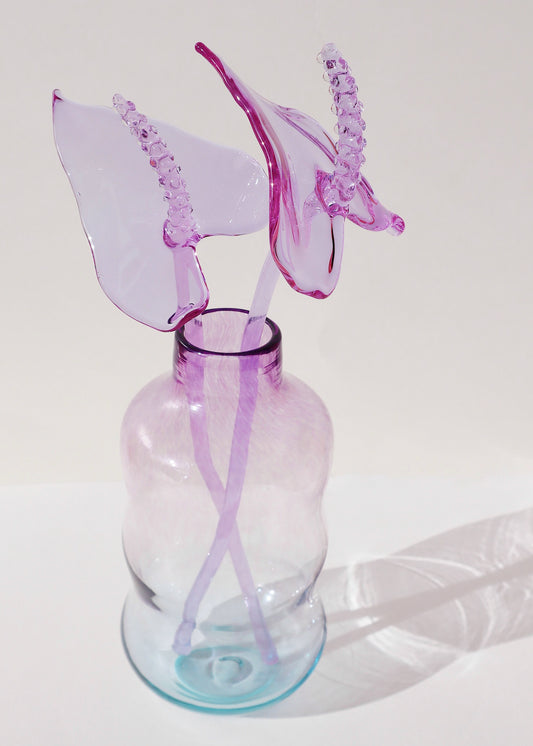 Glass Anthurium Vase Set  #4