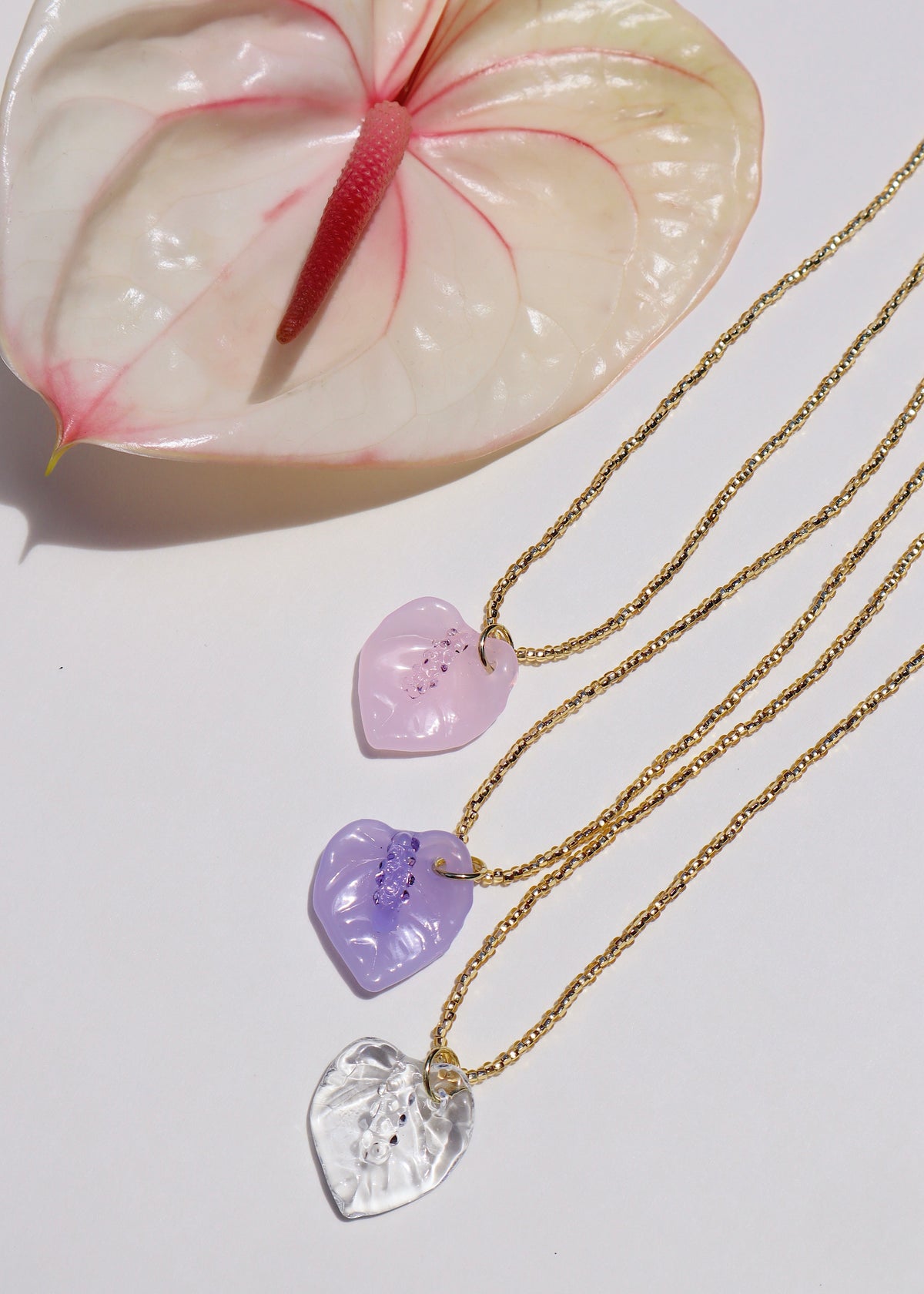Anthurium Seed Bead Necklace