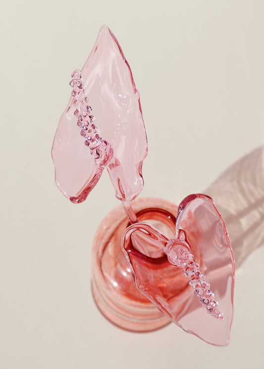 Glass Anthurium Vase Set  #6