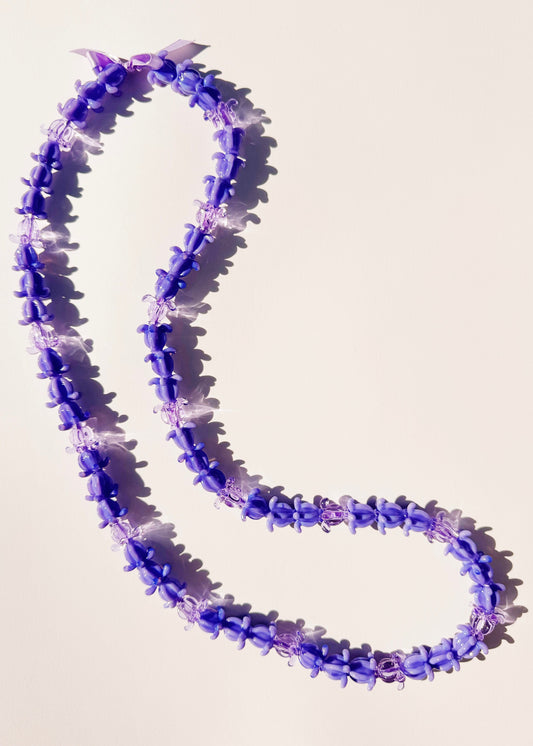 Full Glass Pua Kalaunu Crown Flower Lei with 67 Pua