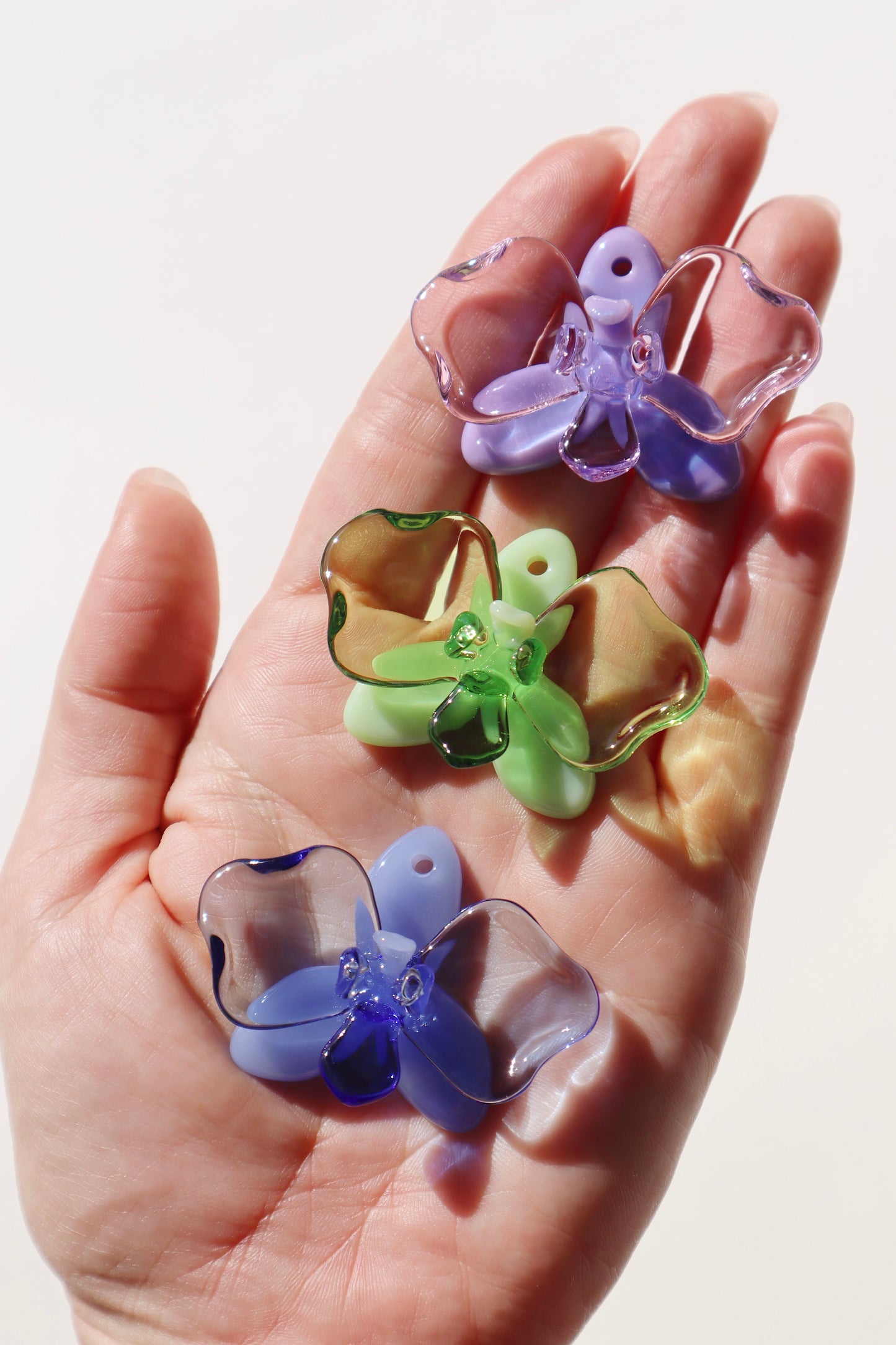 Perfectly Imperfect 40% off - Single Orchid Necklace Pendant
