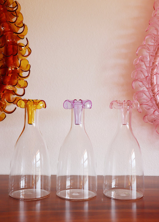 Puakenikeni Glass Serving Carafe