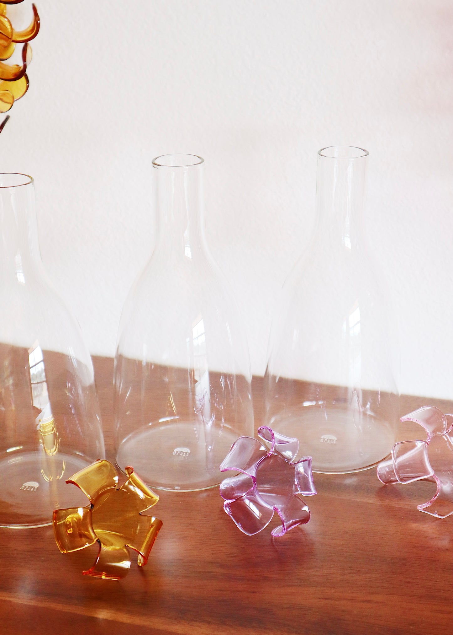 Puakenikeni Glass Serving Carafe