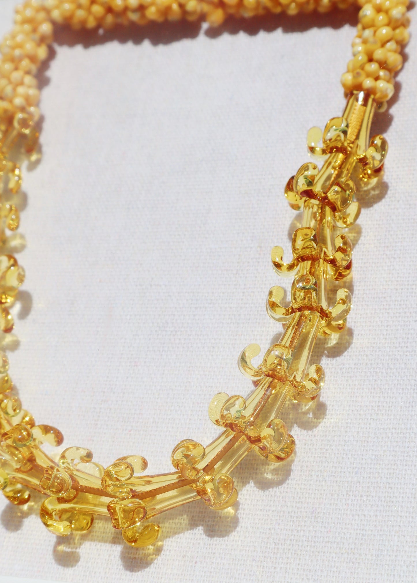 Perfectly Imperfect 40% OFF - Puakenikeni Glass Mongo Shell Lei in 9" x 9" Shadowbox