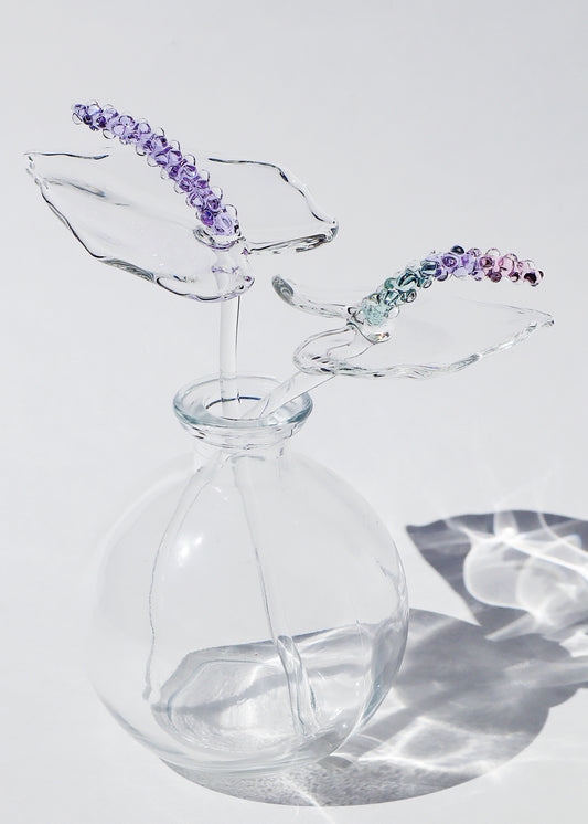Glass Anthurium Vase (Set) #9