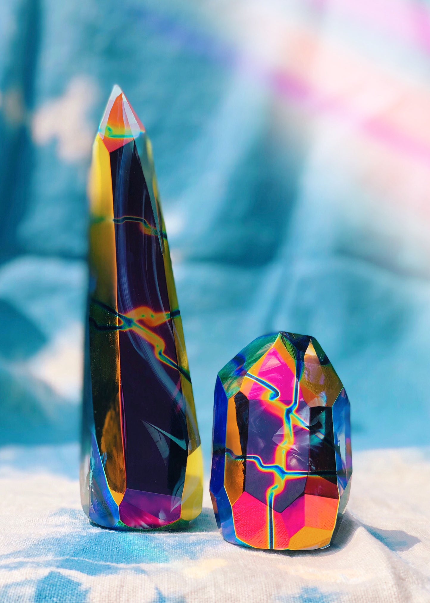 50% OFF SALE - Aura Art Crystal Sculptures