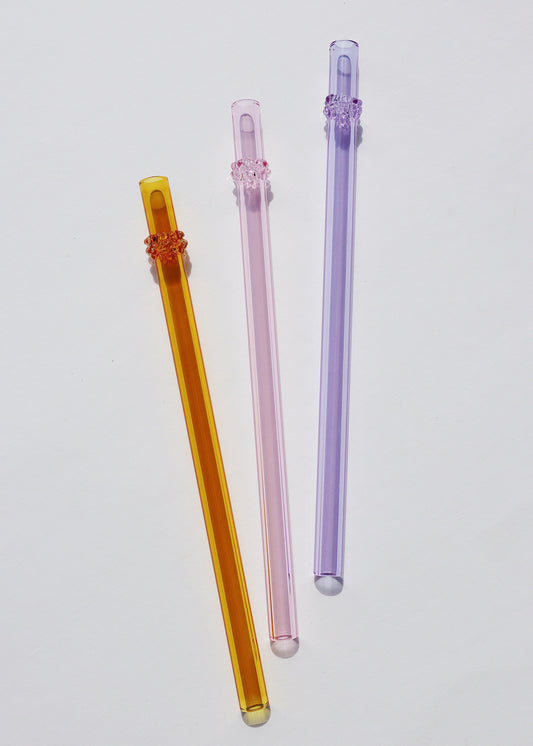 Jumbo Size Glass Cluster Straws