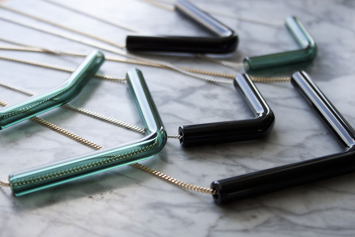 Minimal Glass Tube Necklace No. 4