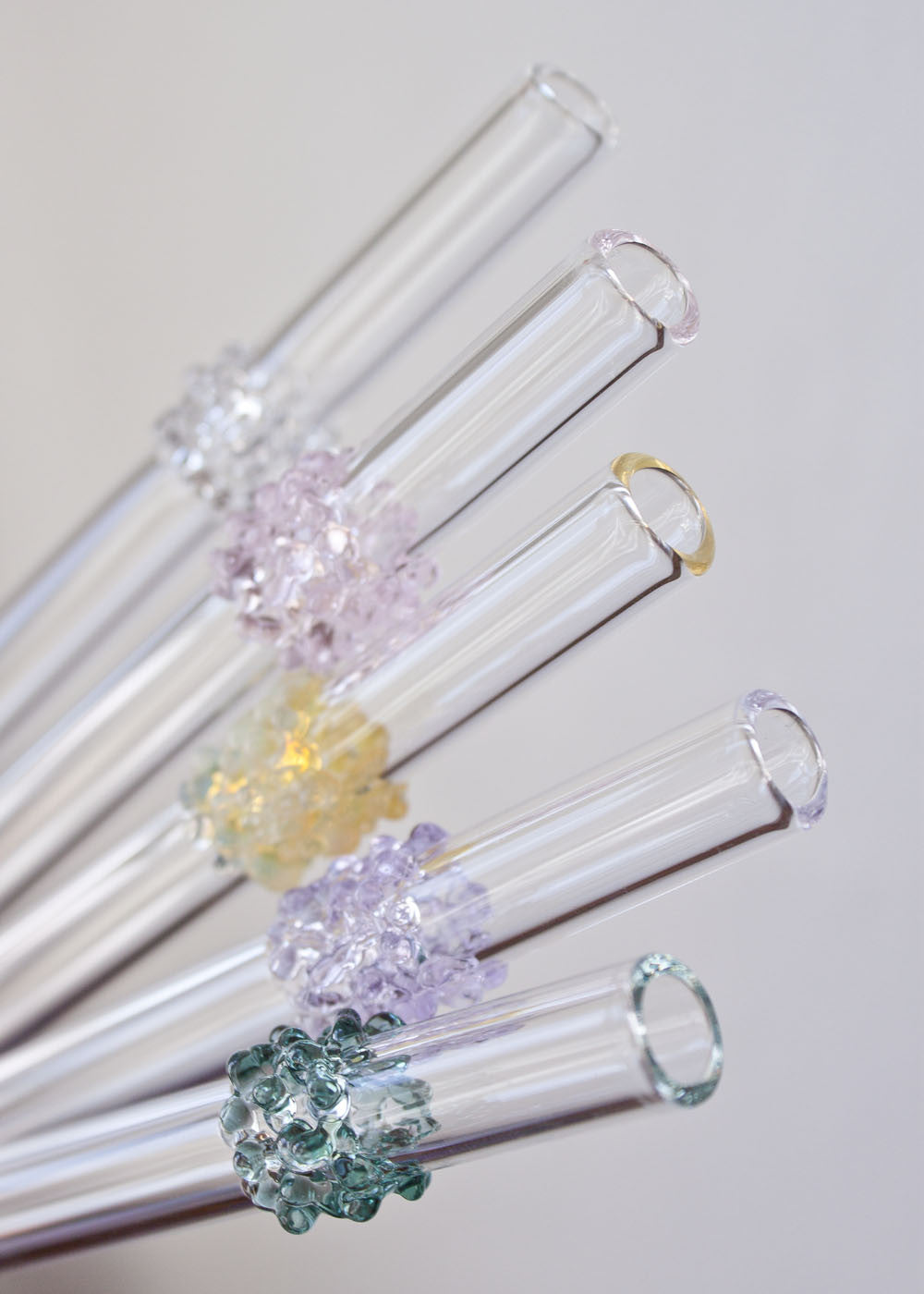 Glass Cluster Straws