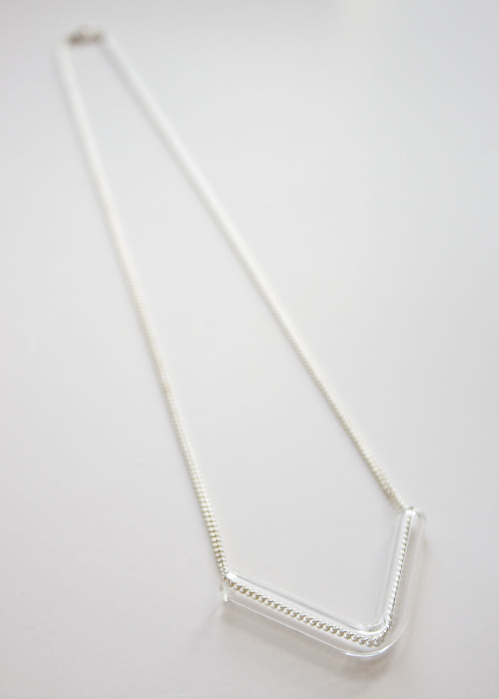 Minimal Glass Tube Necklace No. 6