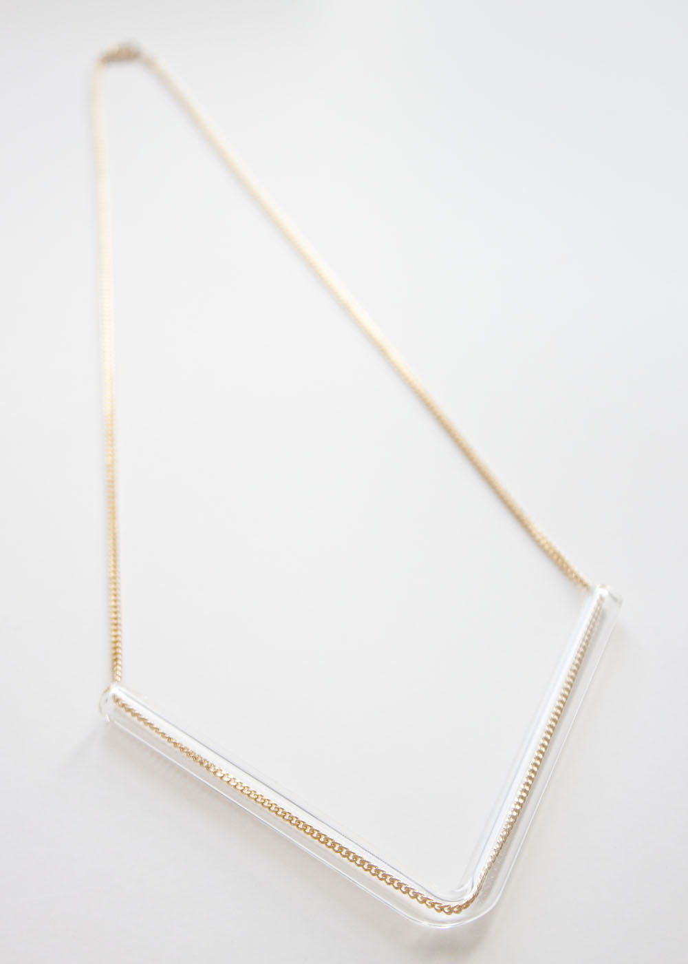 Minimal Glass Tube Necklace No. 4