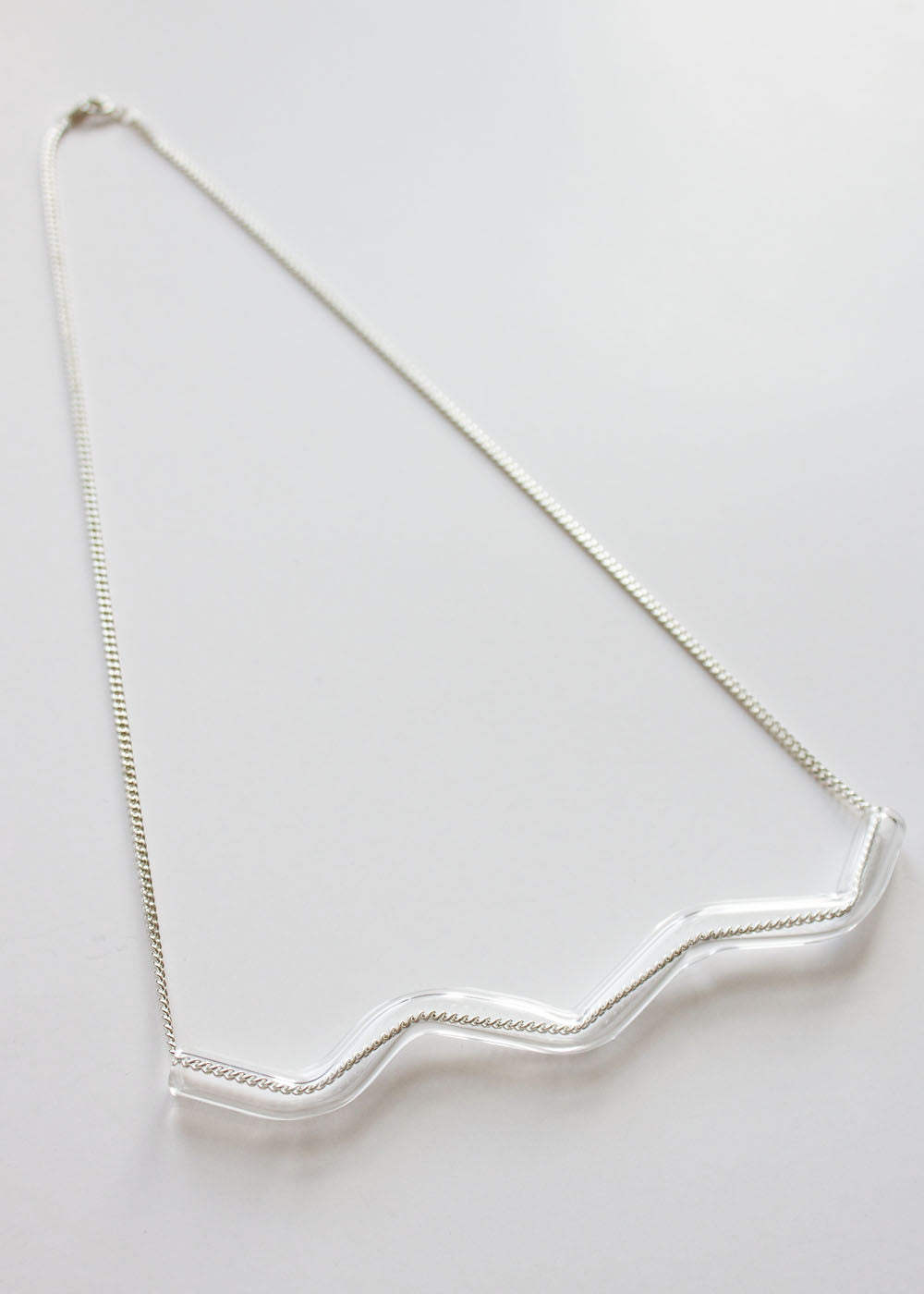 Minimal Glass Tube Necklace No. 3