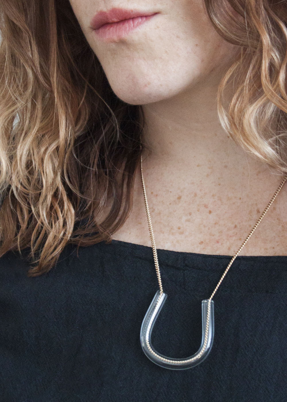 Minimal Glass Tube Necklace No. 2